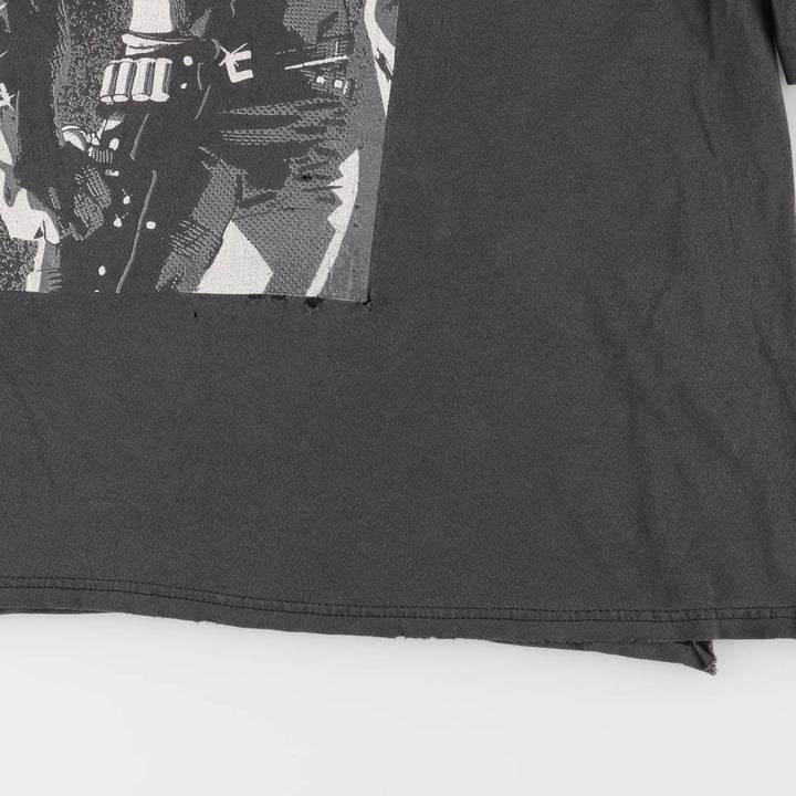 00'S Hanes GRENDEL Grendel character print T-shirt, men's size XXL cotton black type Vintage Second Hand