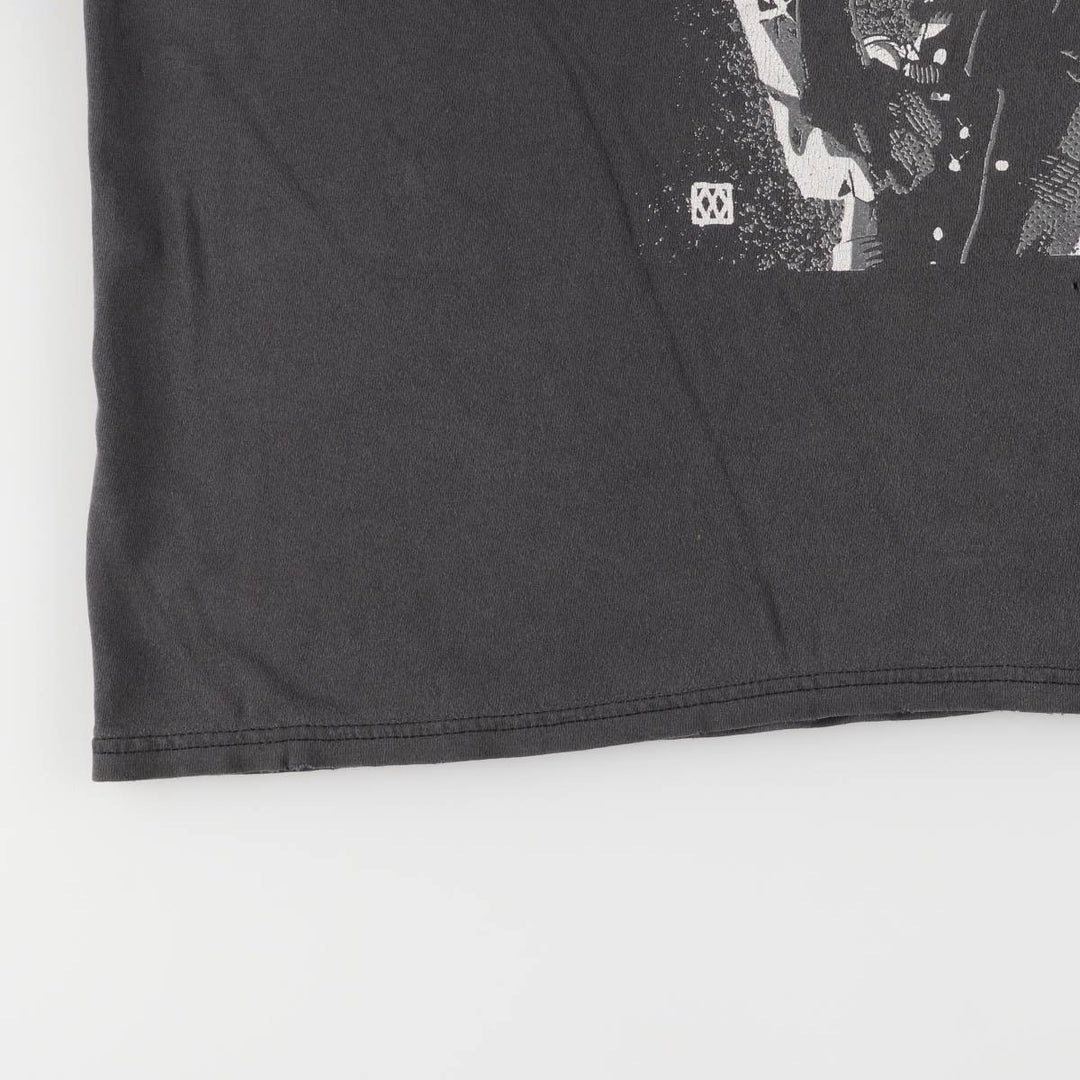 00'S Hanes GRENDEL Grendel character print T-shirt, men's size XXL cotton black type Vintage Second Hand