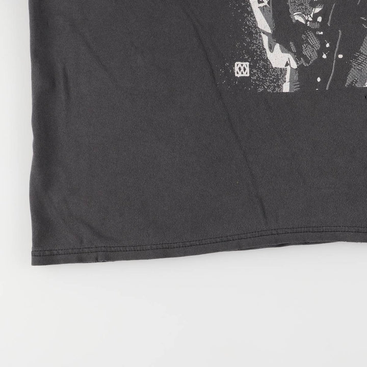 00'S Hanes GRENDEL Grendel character print T-shirt, men's size XXL cotton black type Vintage Second Hand