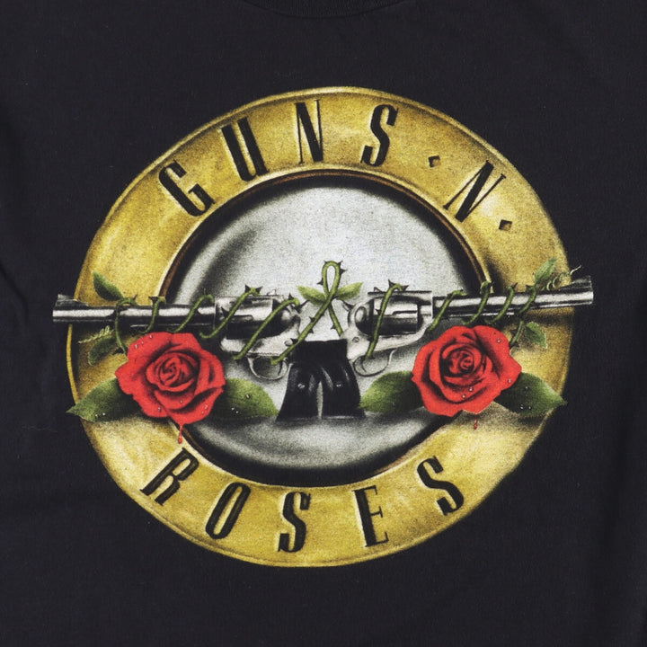 GUNS N' ROSES Guns N' Roses Band T-Shirt Band Tee Men's XL cotton black type Vintage Second Hand