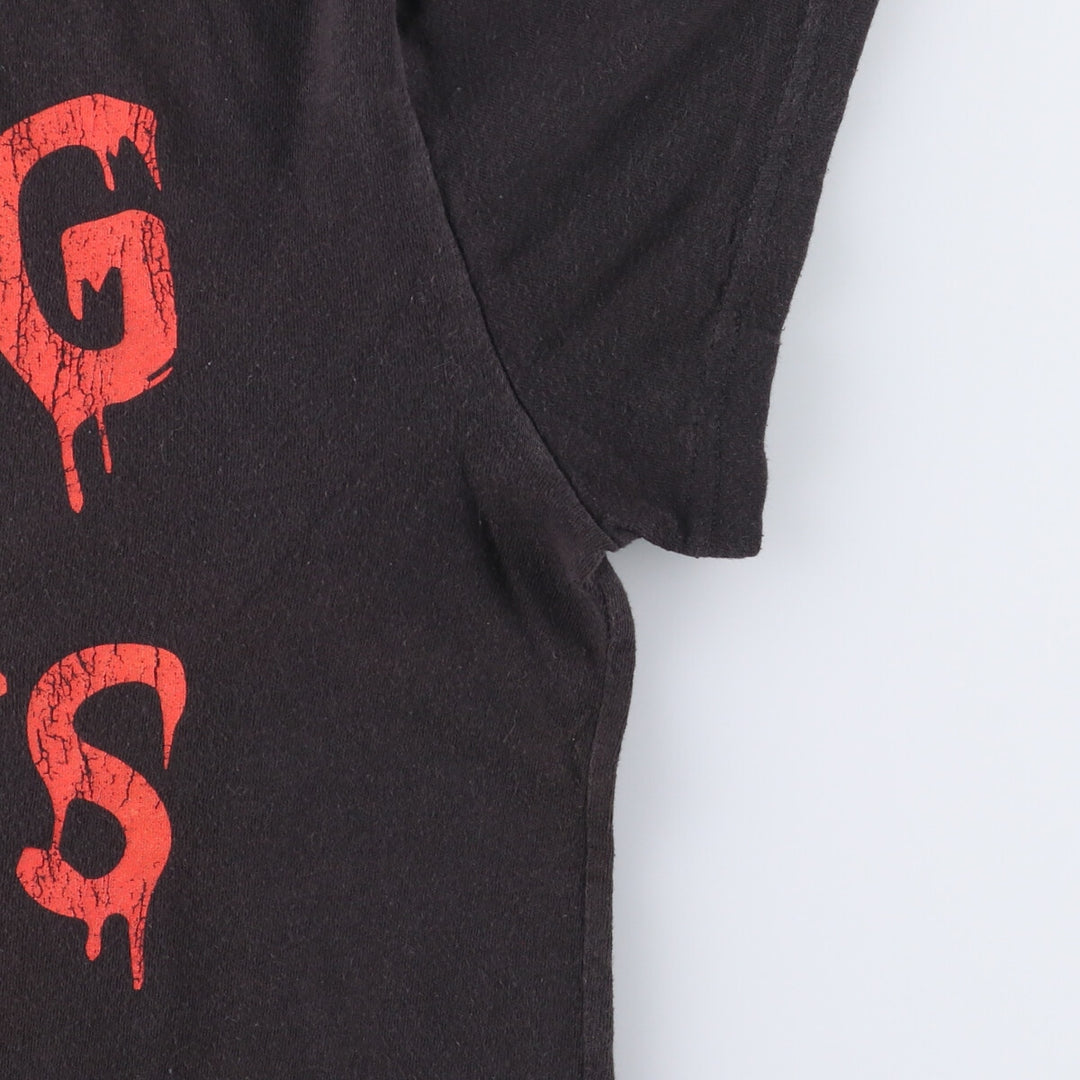 The Rolling Stones Band T-shirt, Band T, Men's L size cotton black type Vintage Second Hand