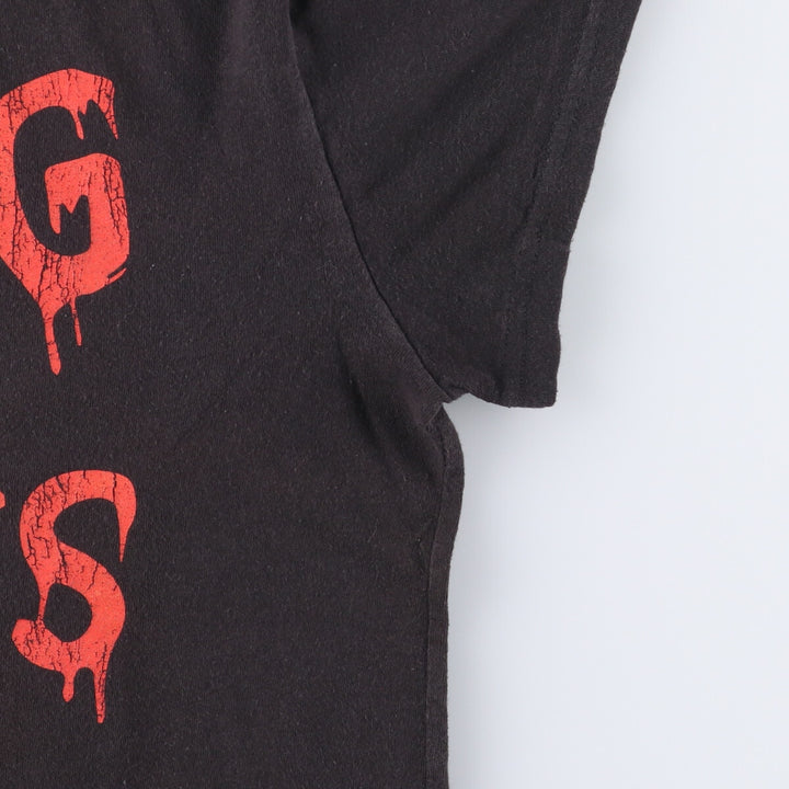 The Rolling Stones Band T-shirt, Band T, Men's L size cotton black type Vintage Second Hand
