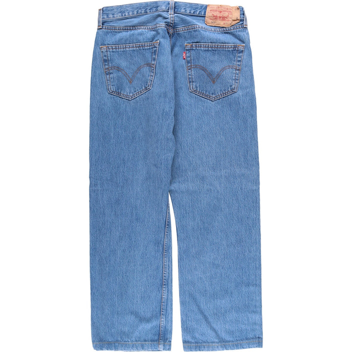 Levi's 501 Euro Model Straight Denim Pants Men's W33 cotton blue type Vintage Second Hand