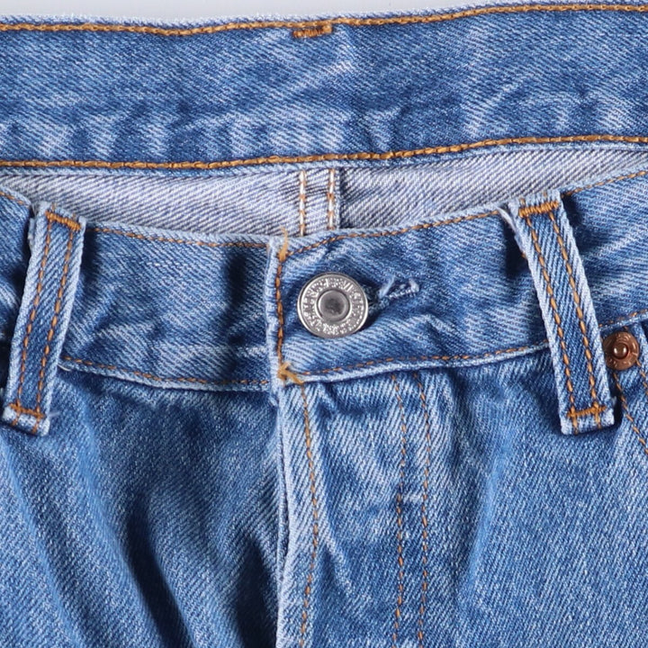 Levi's 501 Euro Model Straight Denim Pants Men's W33 cotton blue type Vintage Second Hand