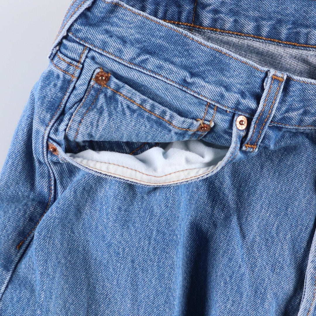 Levi's 501 Euro Model Straight Denim Pants Men's W33 cotton blue type Vintage Second Hand