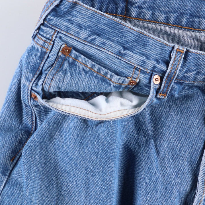 Levi's 501 Euro Model Straight Denim Pants Men's W33 cotton blue type Vintage Second Hand