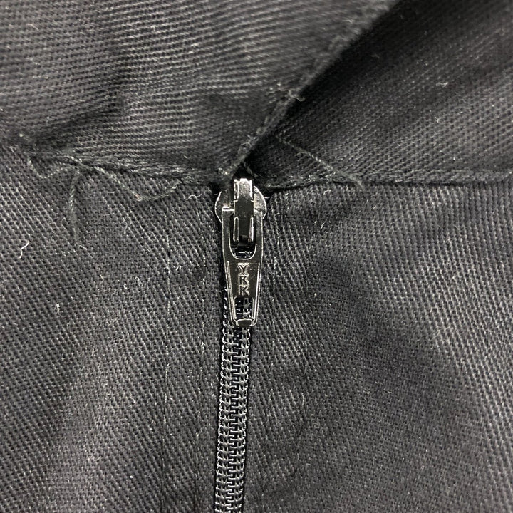 90'S Ben Davis Half-Zip Short-Sleeve Work Shirt Box Shirt Made in USA Men's XXL Vintage cotton black type Vintage Second Hand