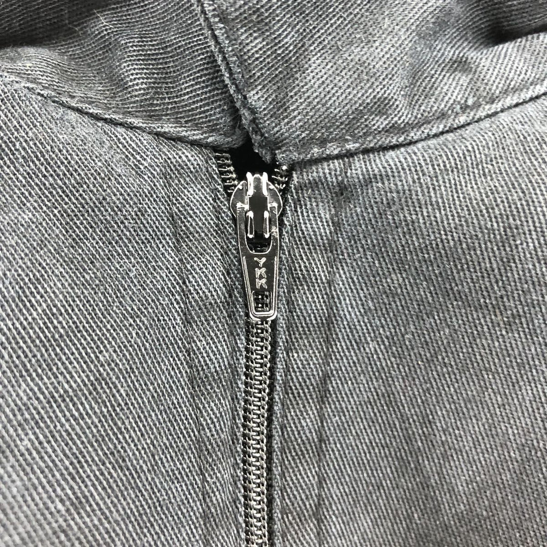 90'S Ben Davis Half-Zip Short-Sleeve Work Shirt Box Shirt Men's XL Vintage cotton black type Vintage Second Hand