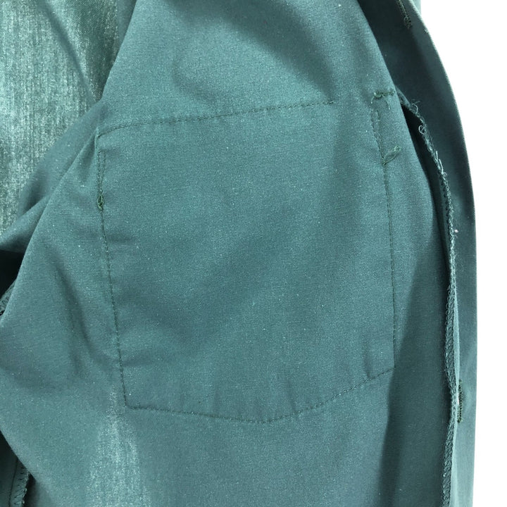 80s-90'S Dickies Long Sleeve Work Shirt Box Shirt Made in USA Men's S Size polyester green type Vintage Second Hand