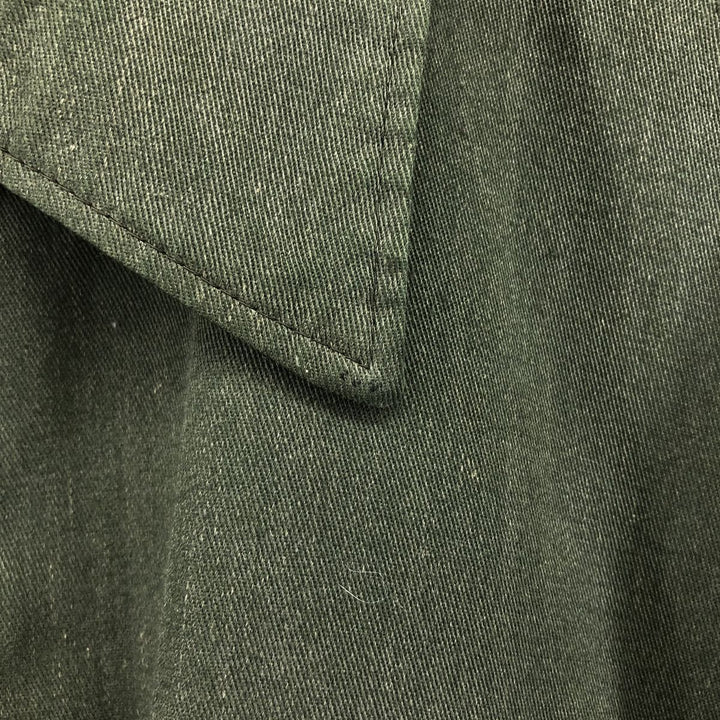 70'S Key Imperial Long Sleeve Work Shirt, Men's Size L unclear Khaki type sage green Vintage Second Hand