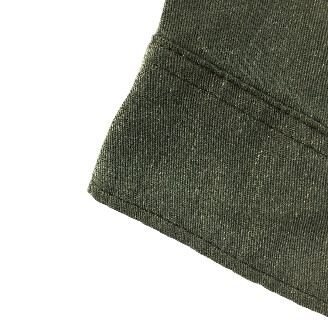 70'S Key Imperial Long Sleeve Work Shirt, Men's Size L unclear Khaki type sage green Vintage Second Hand