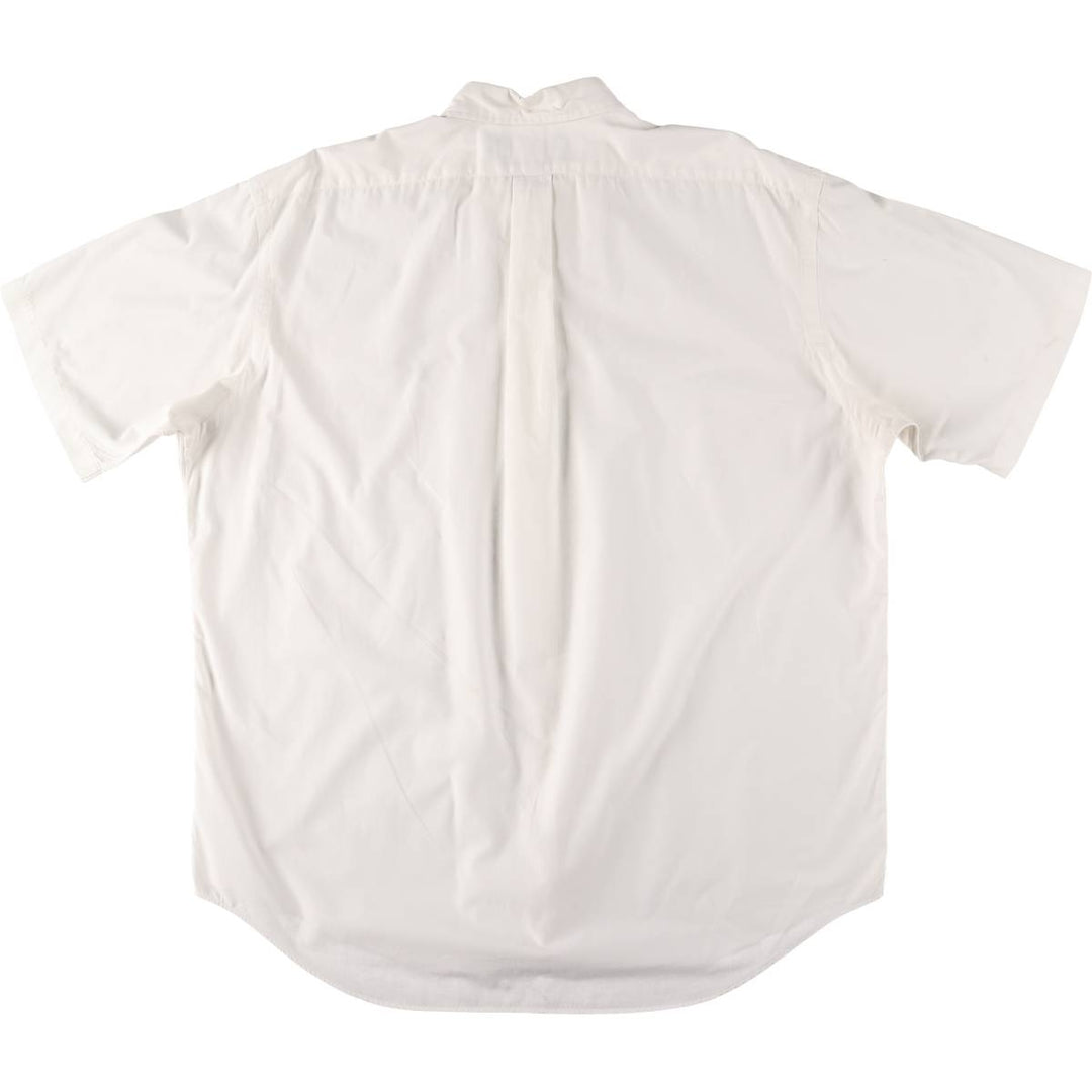 Ralph Lauren BLAKE short sleeve button down shirt, men's XL size cotton white type Vintage Second Hand