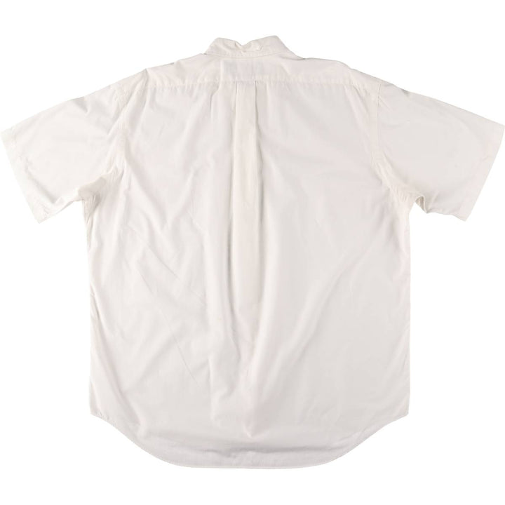 Ralph Lauren BLAKE short sleeve button down shirt, men's XL size cotton white type Vintage Second Hand