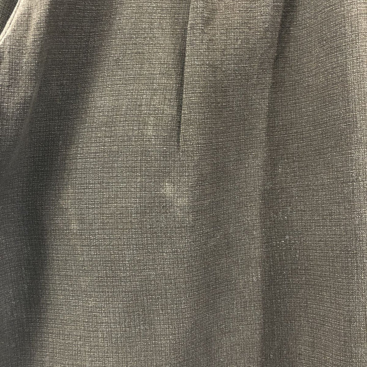 Island Shores Short Sleeve Open Collar Silk Shirt Box Shirt Men's XL Size silk brown type Vintage Second Hand