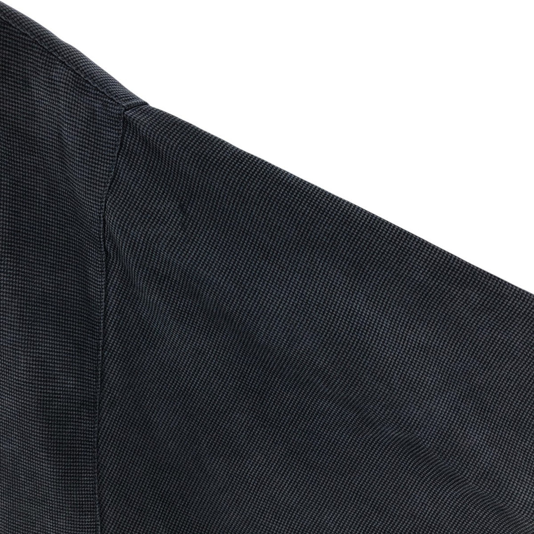 Tommy Bahama short sleeve open collar silk shirt, box shirt, men's size L silk black type Vintage Second Hand