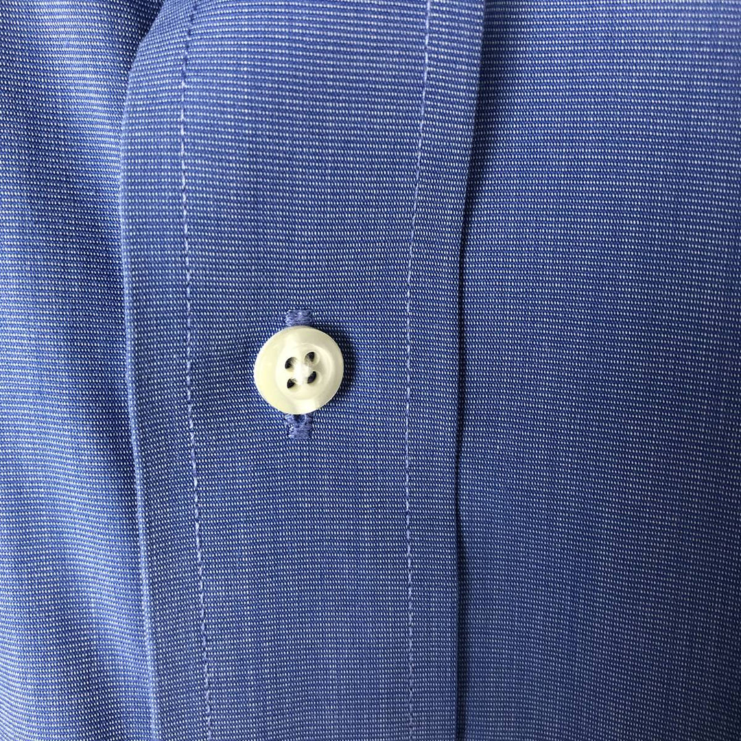 Brooks Brothers Est.1818 Classic short sleeve cotton shirt, men's size L cotton blue type Vintage Second Hand