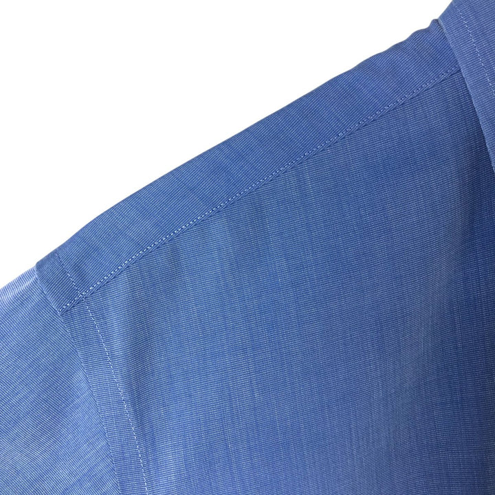 Brooks Brothers Est.1818 Classic short sleeve cotton shirt, men's size L cotton blue type Vintage Second Hand