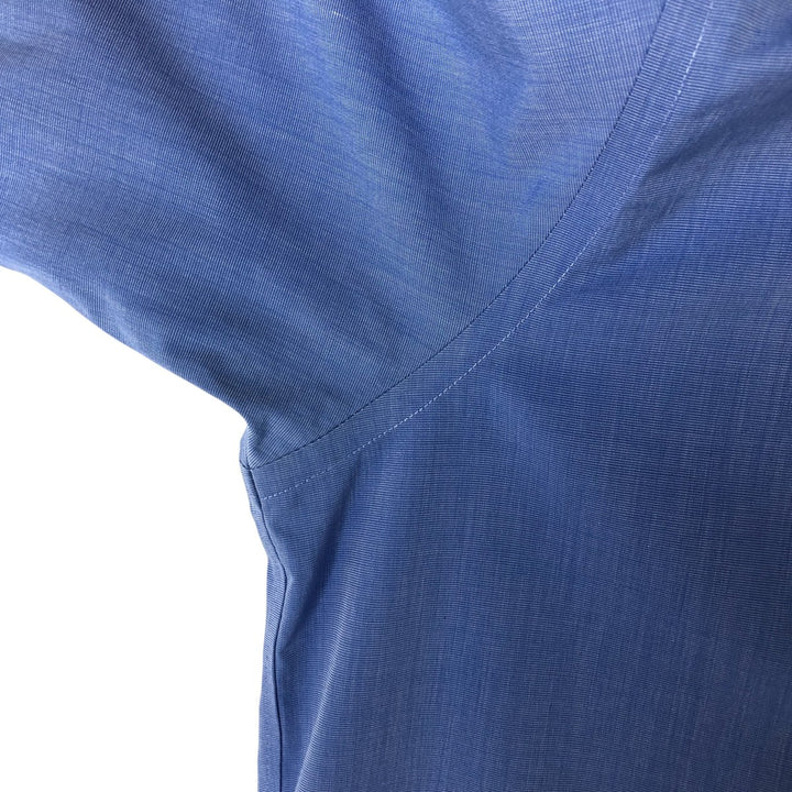 Brooks Brothers Est.1818 Classic short sleeve cotton shirt, men's size L cotton blue type Vintage Second Hand