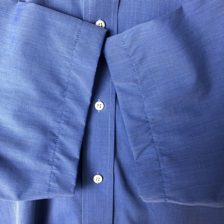 Brooks Brothers Est.1818 Classic short sleeve cotton shirt, men's size L cotton blue type Vintage Second Hand