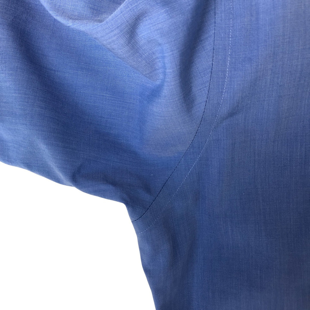 Brooks Brothers Est.1818 Classic short sleeve cotton shirt, men's size L cotton blue type Vintage Second Hand