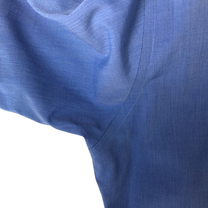 Brooks Brothers Est.1818 Classic short sleeve cotton shirt, men's size L cotton blue type Vintage Second Hand