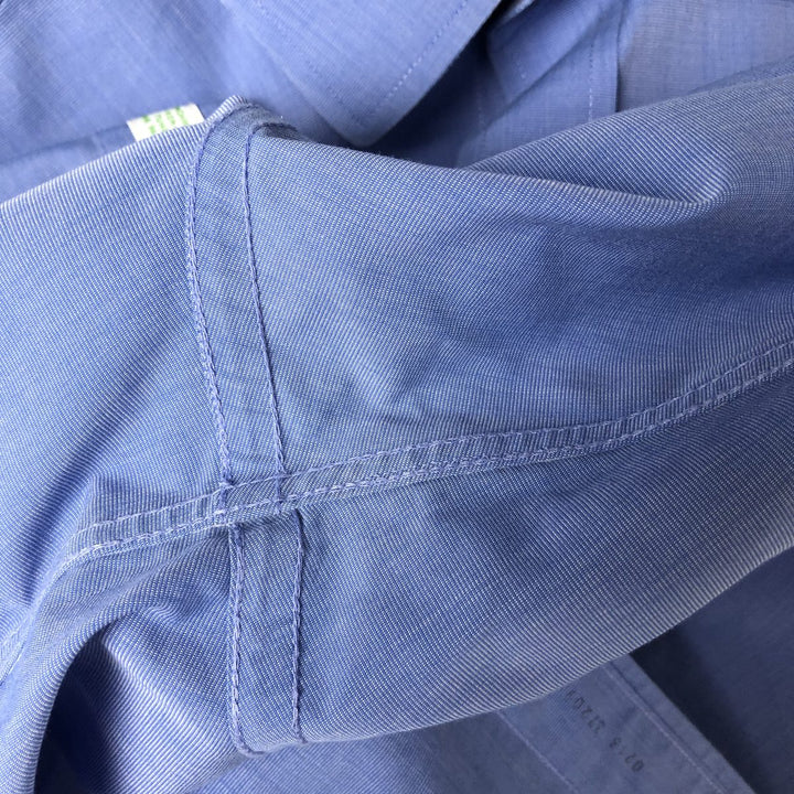 Brooks Brothers Est.1818 Classic short sleeve cotton shirt, men's size L cotton blue type Vintage Second Hand