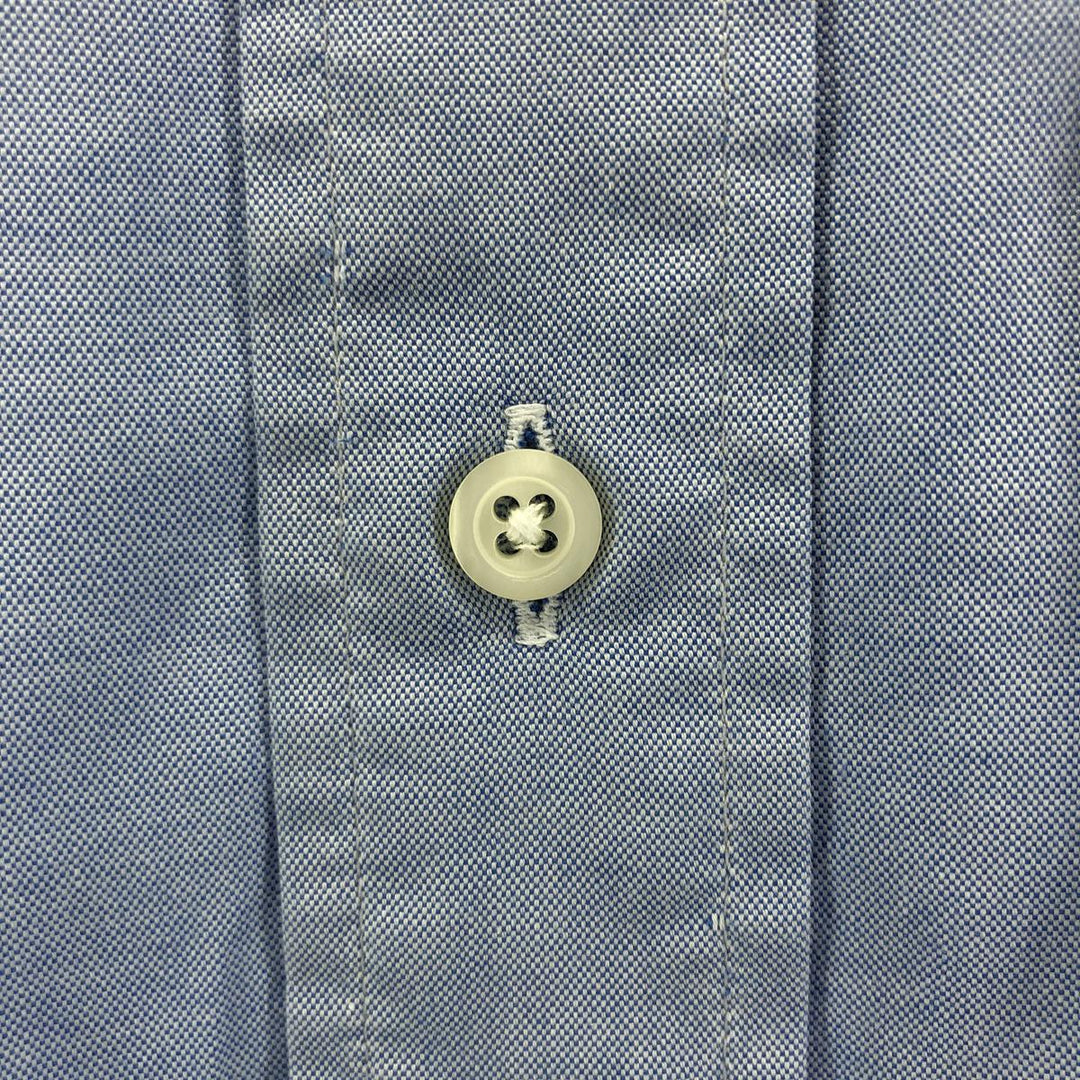 Brooks Brothers Short Sleeve Button Down Shirt Made in USA Men's Size L cotton Blue type light blue Vintage Second Hand