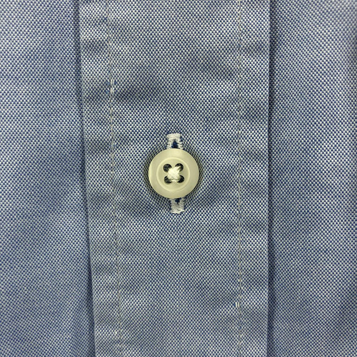 Brooks Brothers Short Sleeve Button Down Shirt Made in USA Men's Size L cotton Blue type light blue Vintage Second Hand