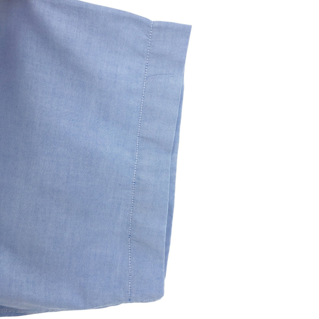 Brooks Brothers Short Sleeve Button Down Shirt Made in USA Men's Size L cotton Blue type light blue Vintage Second Hand