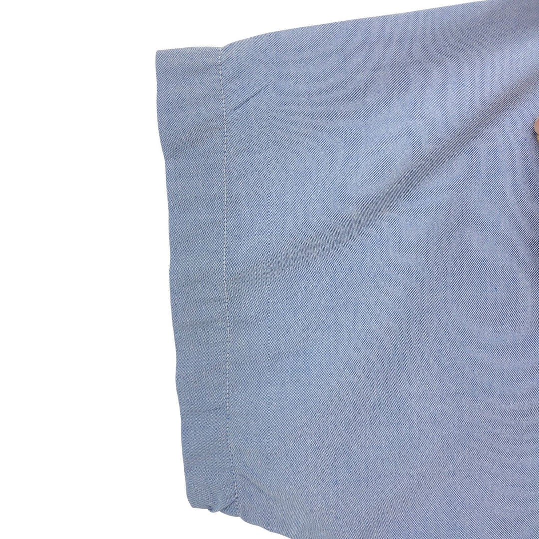Brooks Brothers Short Sleeve Button Down Shirt Made in USA Men's Size L cotton Blue type light blue Vintage Second Hand