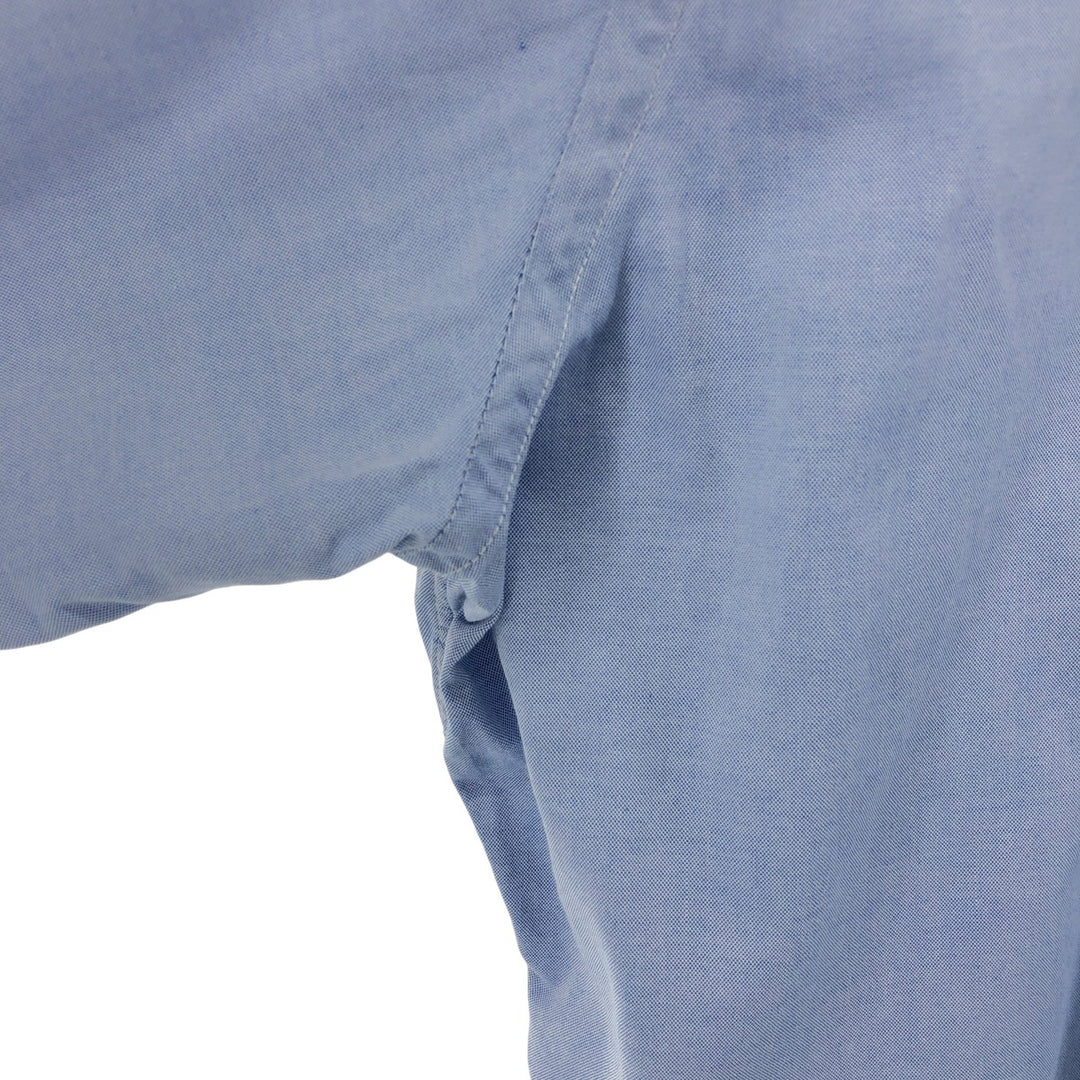 Brooks Brothers Short Sleeve Button Down Shirt Made in USA Men's Size L cotton Blue type light blue Vintage Second Hand