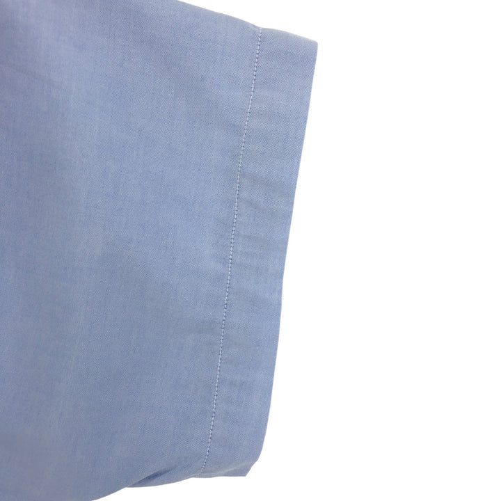 Brooks Brothers Short Sleeve Button Down Shirt Made in USA Men's Size L cotton Blue type light blue Vintage Second Hand