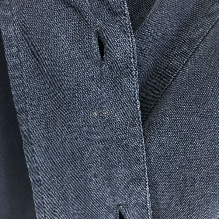 Nat Nast American fit short sleeve open collar silk shirt box shirt men's XL equivalent silk Navy blue Vintage Second Hand