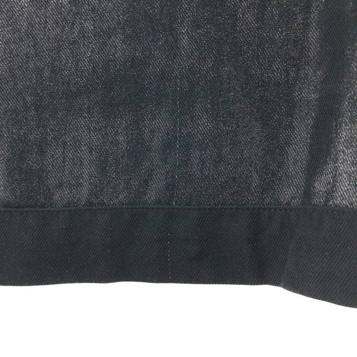 Nat Nast short sleeve open collar silk shirt box shirt men's XL size silk black type Vintage Second Hand