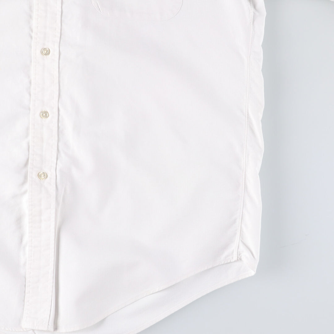 80s-90'S Brooks Brothers MAKERS Short Sleeve Button Down Shirt Made in USA Men's M cotton white type Vintage Second Hand