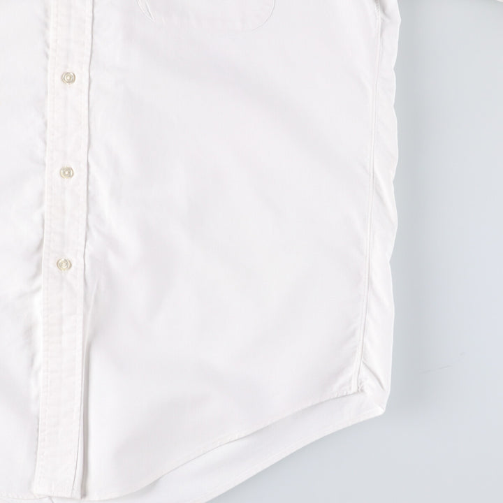 80s-90'S Brooks Brothers MAKERS Short Sleeve Button Down Shirt Made in USA Men's M cotton white type Vintage Second Hand