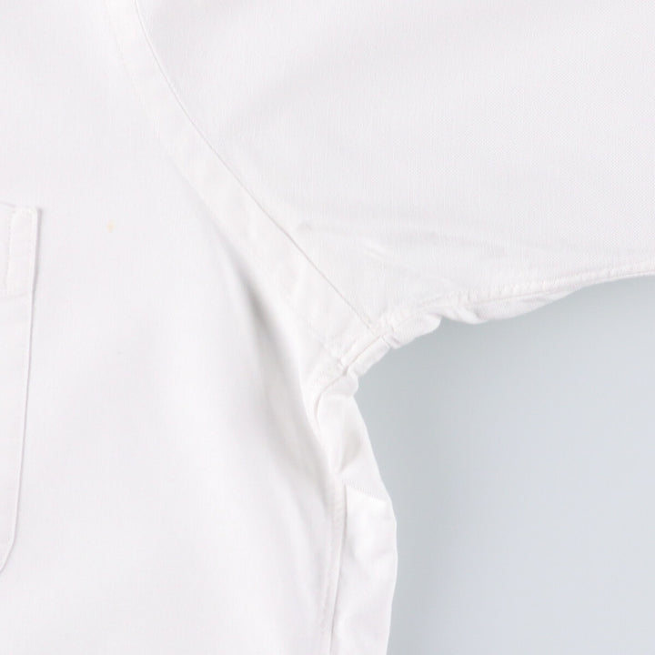 80s-90'S Brooks Brothers MAKERS Short Sleeve Button Down Shirt Made in USA Men's M cotton white type Vintage Second Hand