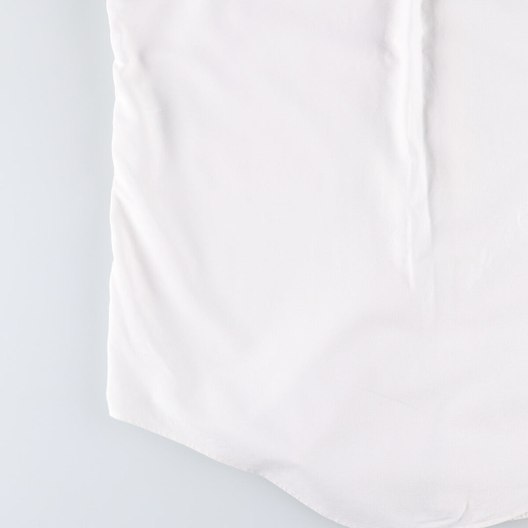80s-90'S Brooks Brothers MAKERS Short Sleeve Button Down Shirt Made in USA Men's M cotton white type Vintage Second Hand