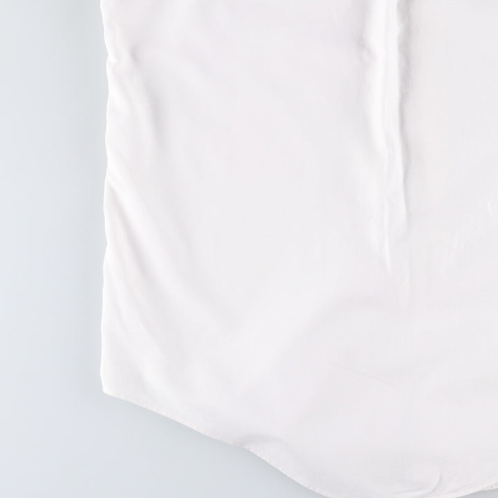 80s-90'S Brooks Brothers MAKERS Short Sleeve Button Down Shirt Made in USA Men's M cotton white type Vintage Second Hand