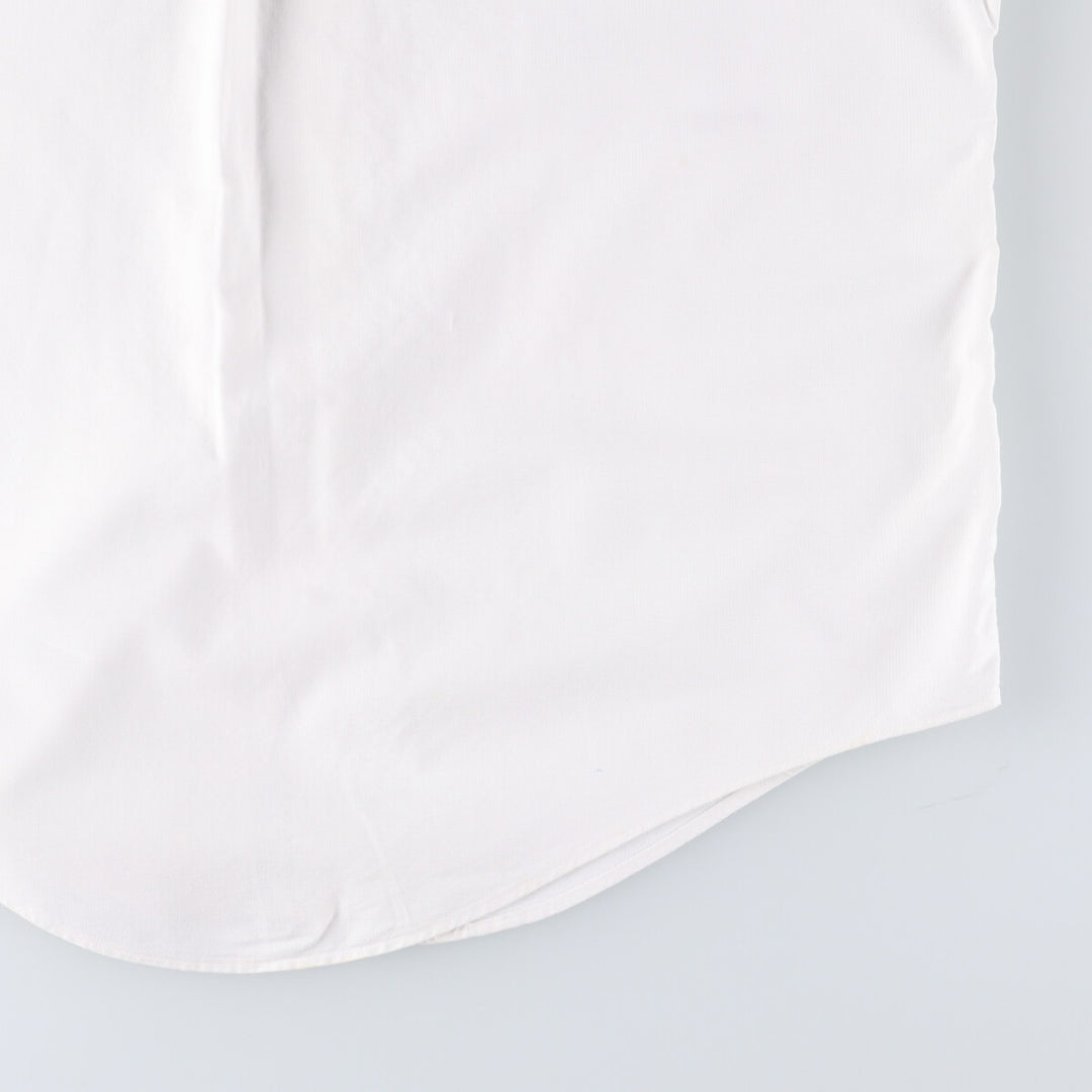 80s-90'S Brooks Brothers MAKERS Short Sleeve Button Down Shirt Made in USA Men's M cotton white type Vintage Second Hand