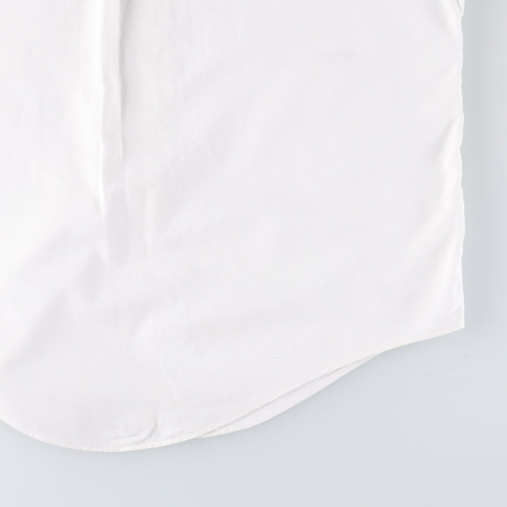 80s-90'S Brooks Brothers MAKERS Short Sleeve Button Down Shirt Made in USA Men's M cotton white type Vintage Second Hand
