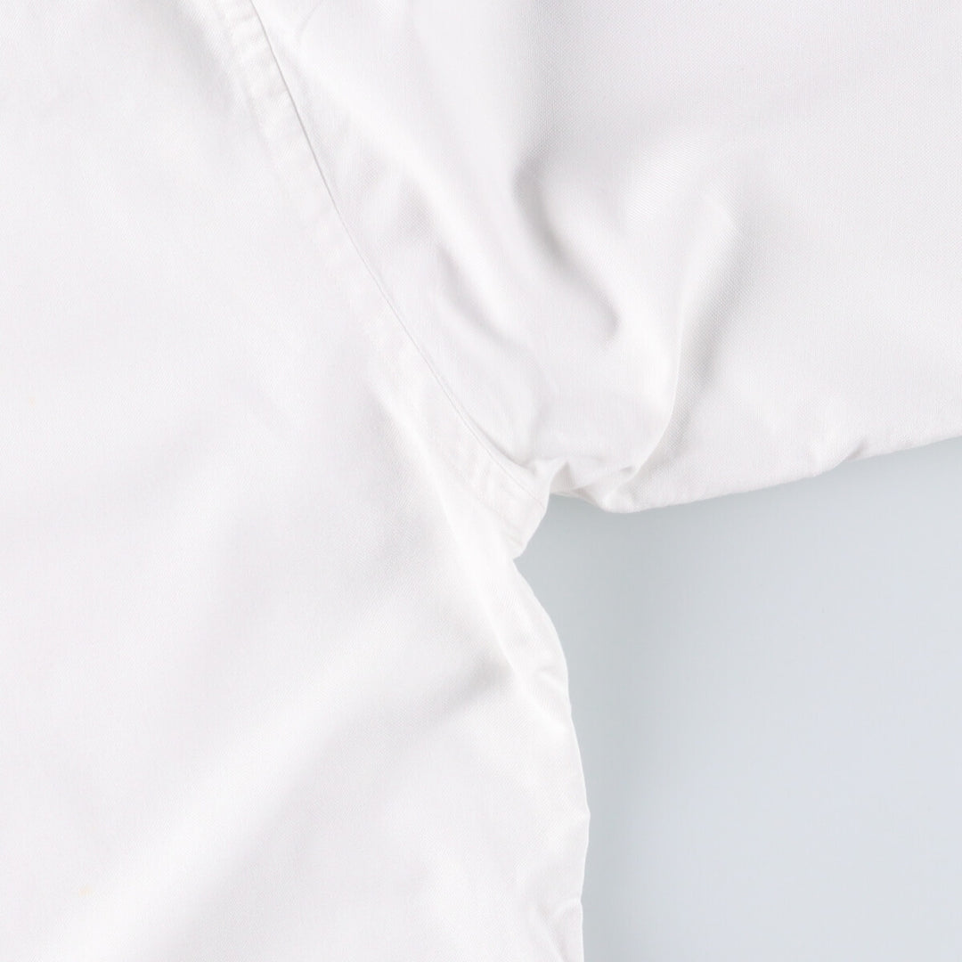 80s-90'S Brooks Brothers MAKERS Short Sleeve Button Down Shirt Made in USA Men's M cotton white type Vintage Second Hand