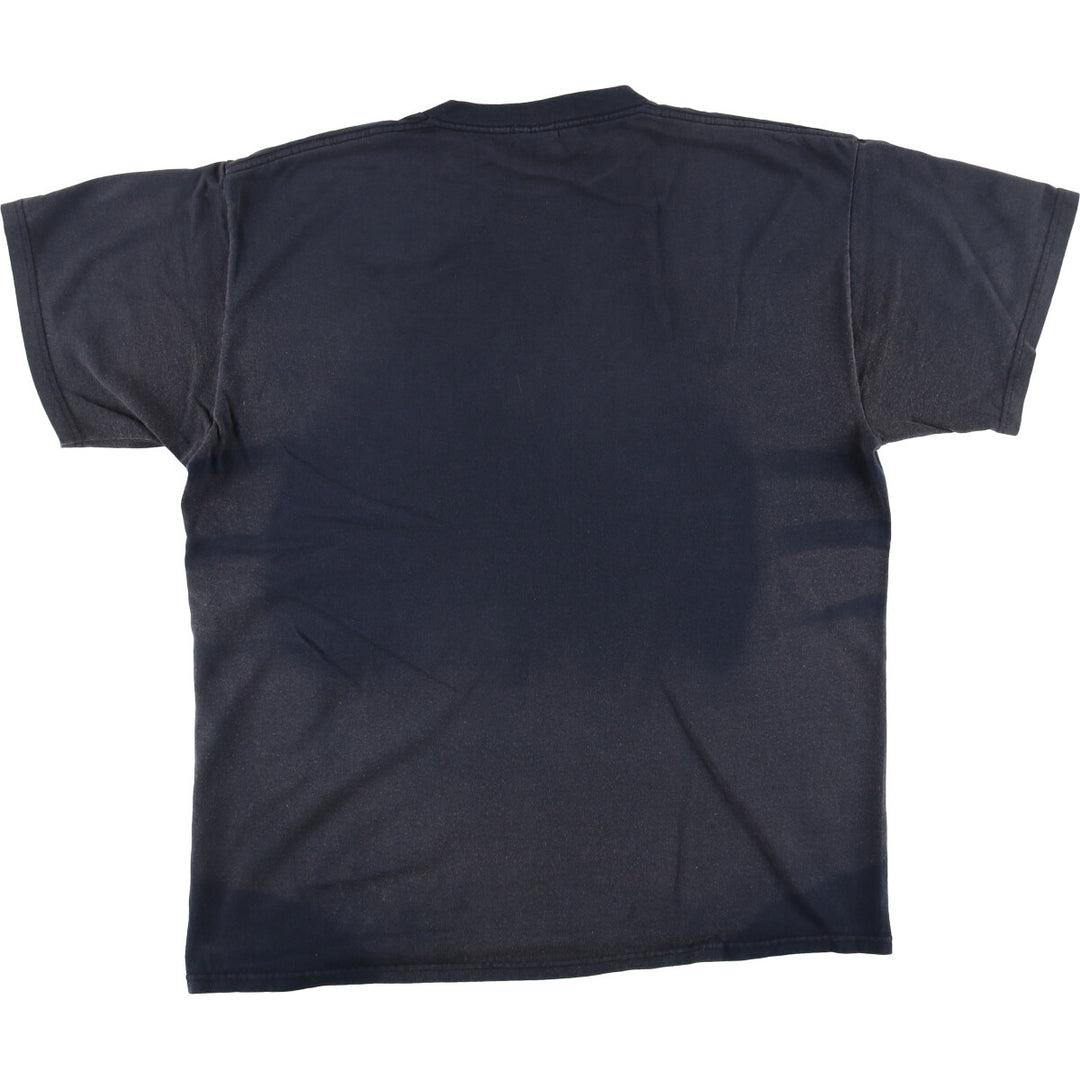 90'S Fruit of the Loom Heavy Cotton Message Print T-Shirt Men's XL Vintage cotton black type Vintage Second Hand
