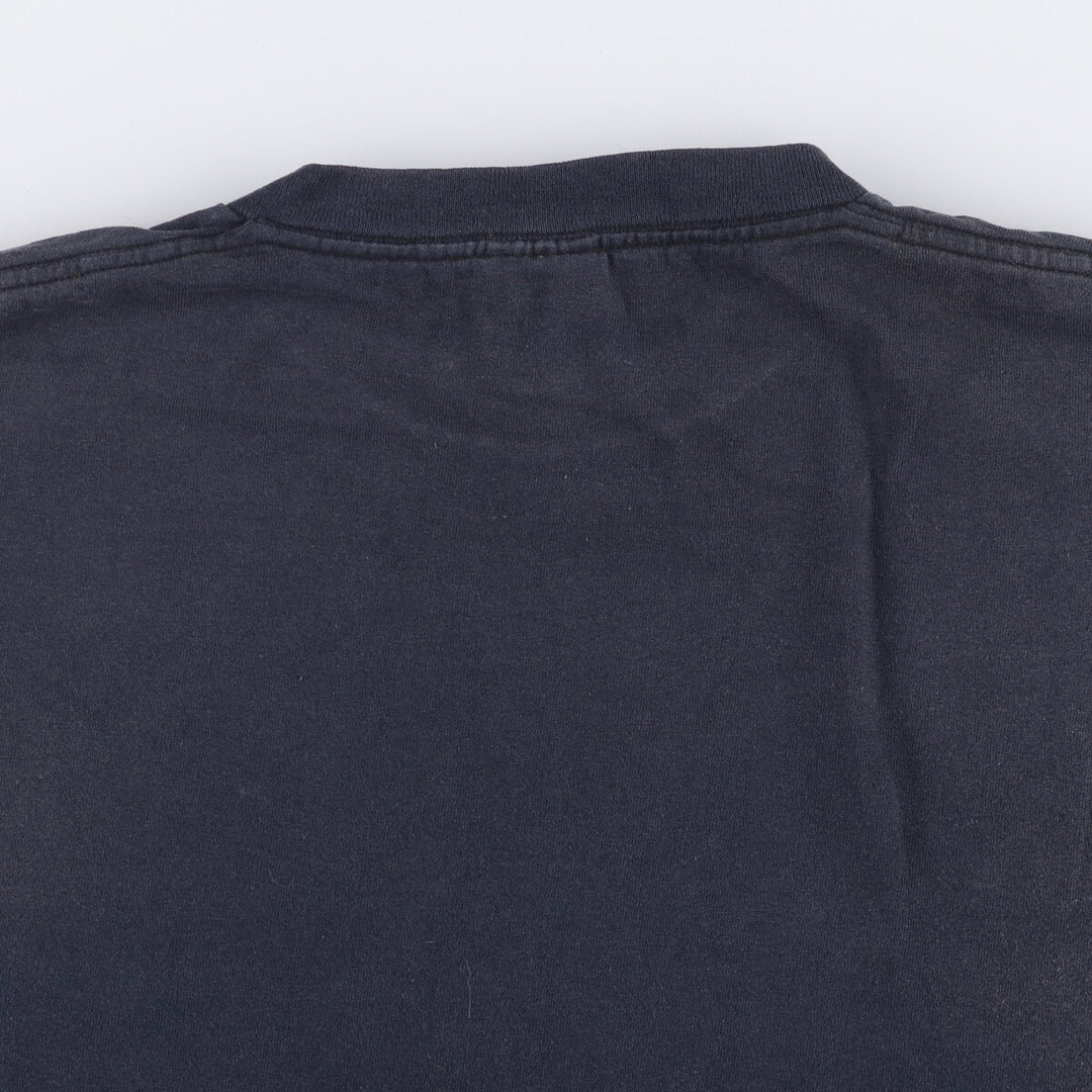 90'S Fruit of the Loom Heavy Cotton Message Print T-Shirt Men's XL Vintage cotton black type Vintage Second Hand