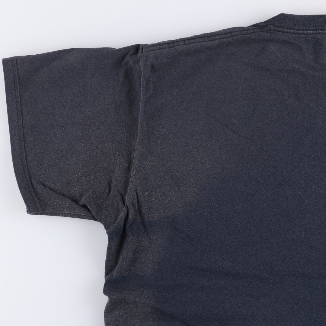 90'S Fruit of the Loom Heavy Cotton Message Print T-Shirt Men's XL Vintage cotton black type Vintage Second Hand