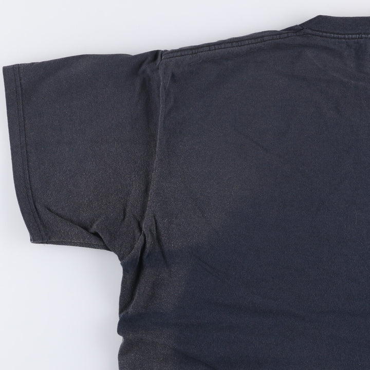 90'S Fruit of the Loom Heavy Cotton Message Print T-Shirt Men's XL Vintage cotton black type Vintage Second Hand