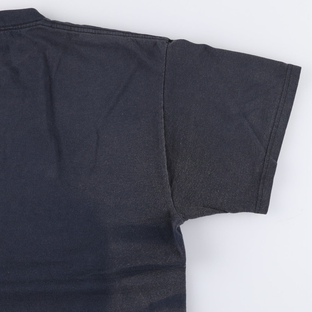 90'S Fruit of the Loom Heavy Cotton Message Print T-Shirt Men's XL Vintage cotton black type Vintage Second Hand
