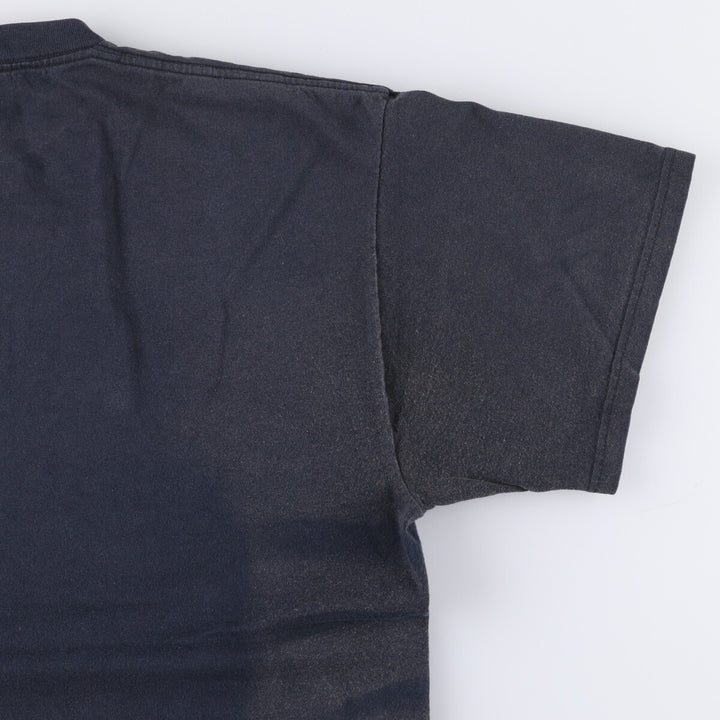 90'S Fruit of the Loom Heavy Cotton Message Print T-Shirt Men's XL Vintage cotton black type Vintage Second Hand