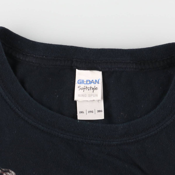 Gildan THE WALKING DEAD Movie T-shirt for men, size XXL cotton black type Vintage Second Hand