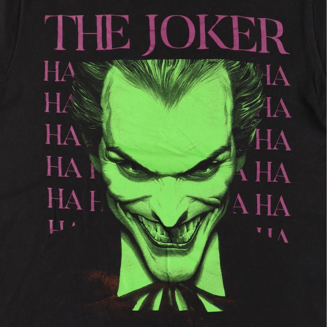 JOKER Movie T-shirt, Men's M size cotton black type Vintage Second Hand